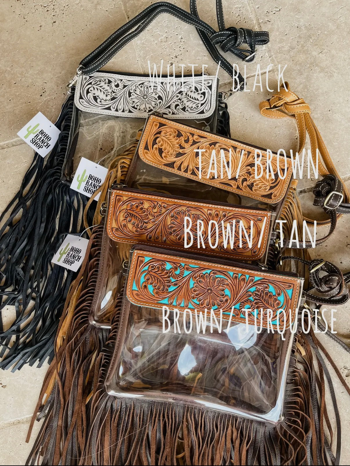 Hand Tooled Cross-Body Purse