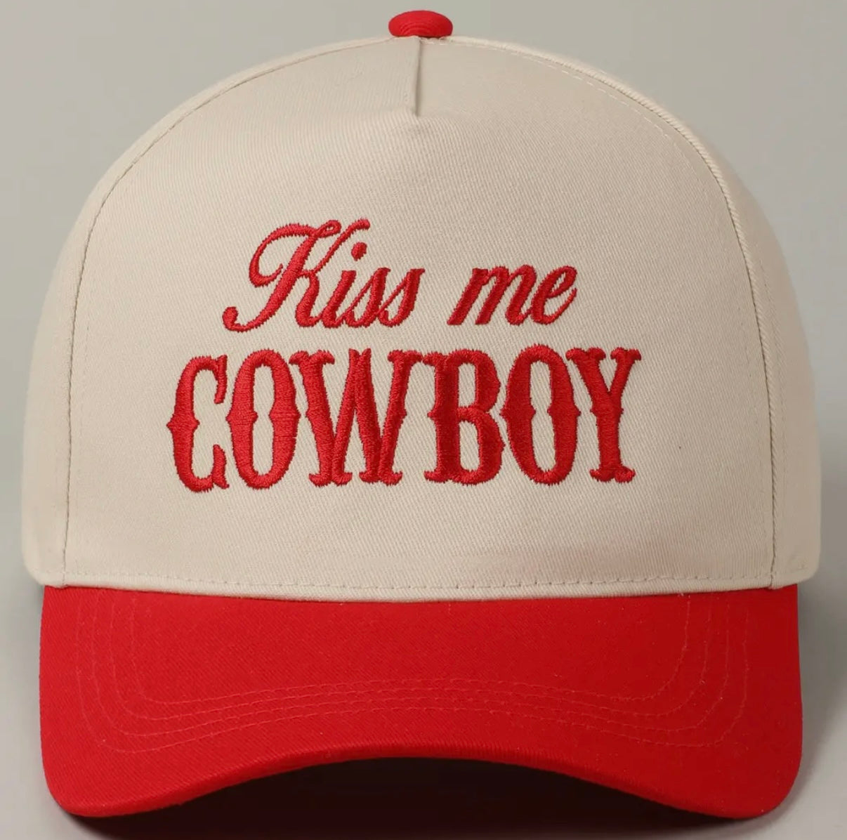Kiss Me Cowboy Trucker Hat